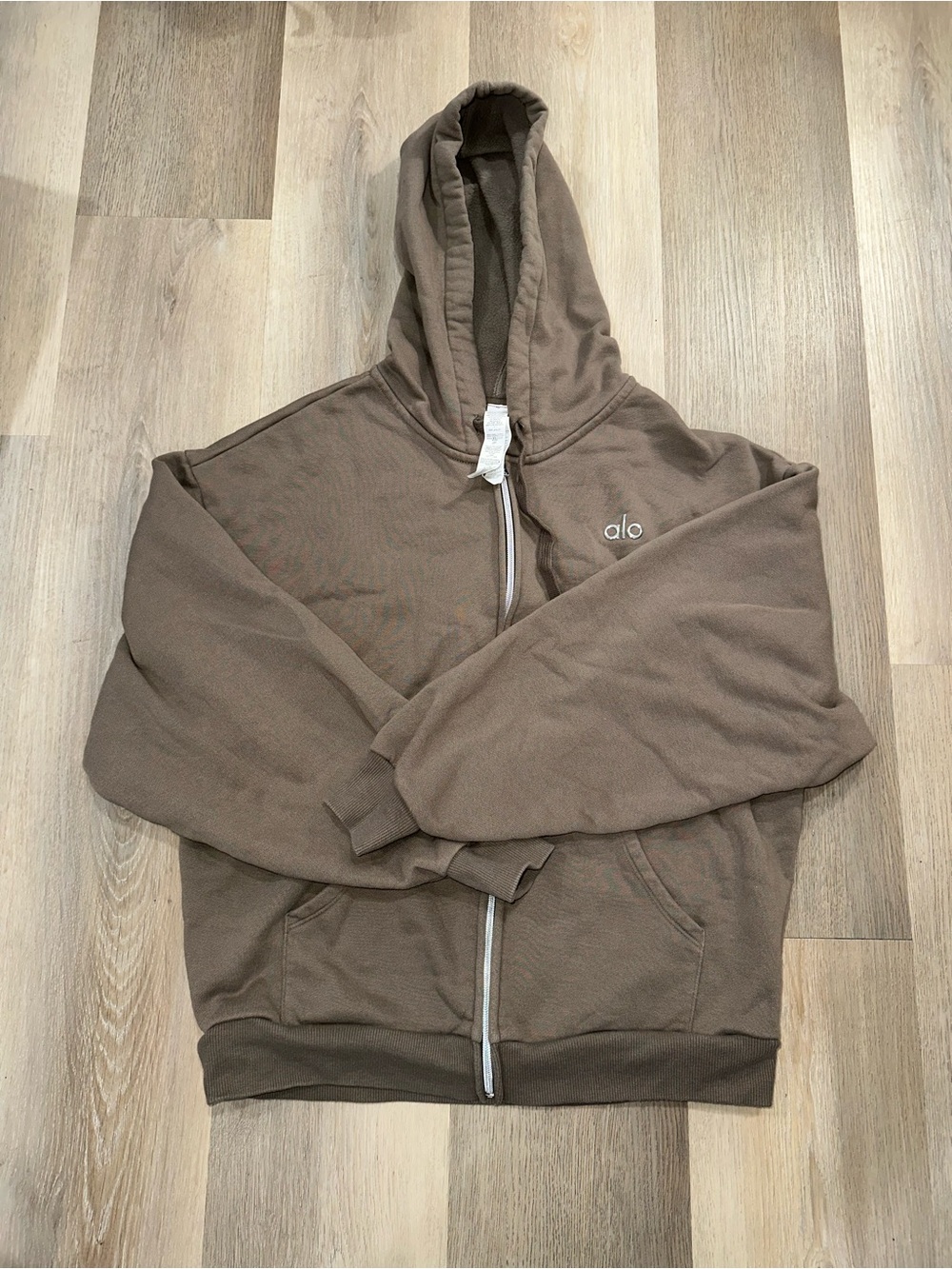 ALO Yoga Men’s Full-Zip Hoodie Casual Street Style Oversized Small Retail $148